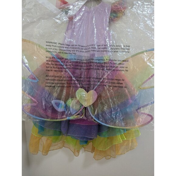 NWT Member's Mark Girl's Unicorn Costume With Wings and Head Accessory Sz S 4-6 - Picture 4 of 5